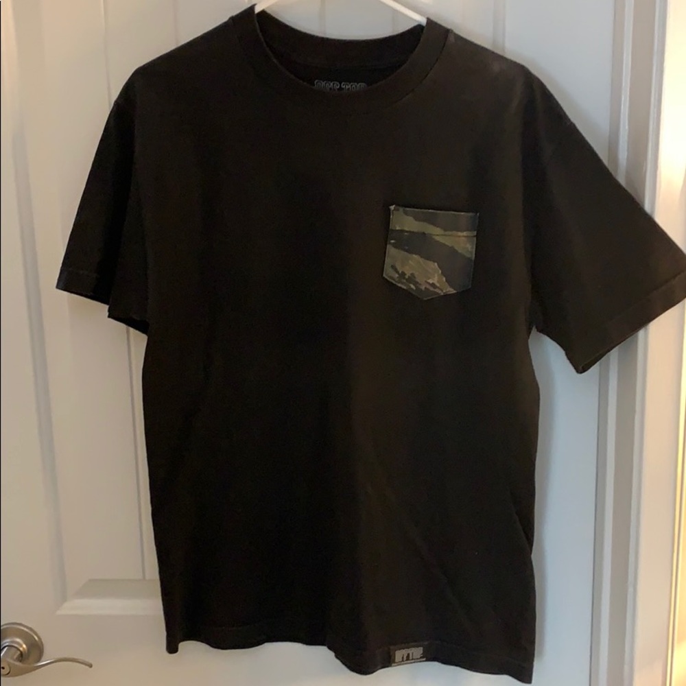 Off Top Skateboarding camo pocket T Shirt